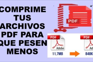 Cómo comprimir archivos PDF para que pesen menos