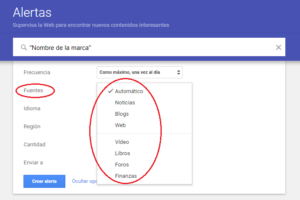 Cómo configurar alertas de Google para monitorear mi marca