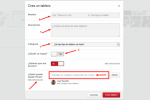 Cómo crear una cuenta en Pinterest y crear tableros