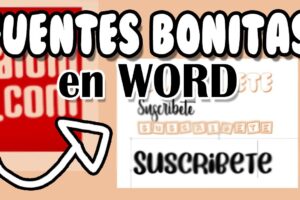 Cómo descargar fuentes o tipos de letra e instalarlas