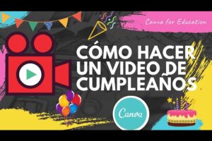 Cómo hacer un video con fotos y música para cumpleaños