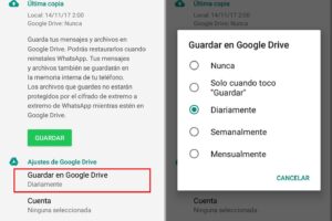 Cómo hacer una copia de seguridad de WhatsApp en Google Drive