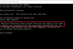 Cómo reparar archivos de sistema corruptos con el comando SFC
