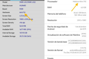 Cómo saber qué procesador y memoria RAM tiene mi celular