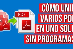 Cómo unir varios archivos PDF en uno solo