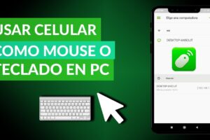 Cómo usar el celular como ratón para la computadora