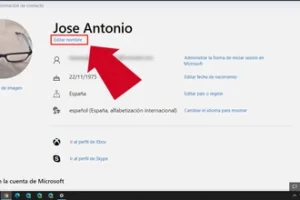 Guía para cambiar el nombre de usuario y la foto en Windows