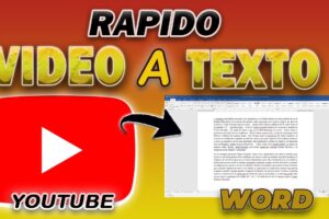 Herramientas para convertir videos de YouTube a texto