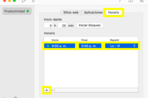 Programas para bloquear sitios web por horarios