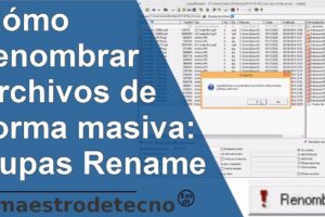 Programas para renombrar archivos masivamente