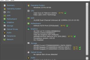 Programas para ver información detallada del sistema y hardware
