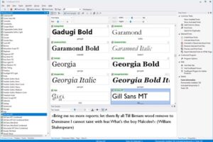 Software para gestionar fuentes tipográficas instaladas