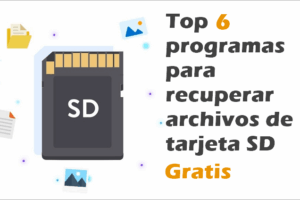 Software para recuperar datos de tarjetas SD formateadas