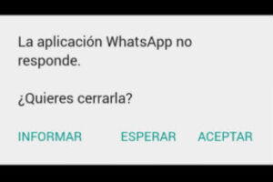 Solución al error de la aplicación no responde cerrar o esperar