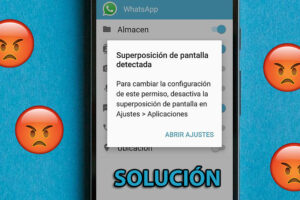 Solución al problema de superposición de pantalla
