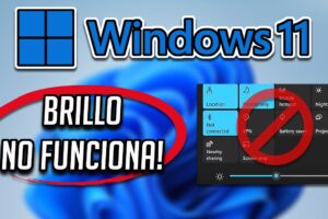 Solución: El brillo de la pantalla no cambia en Windows